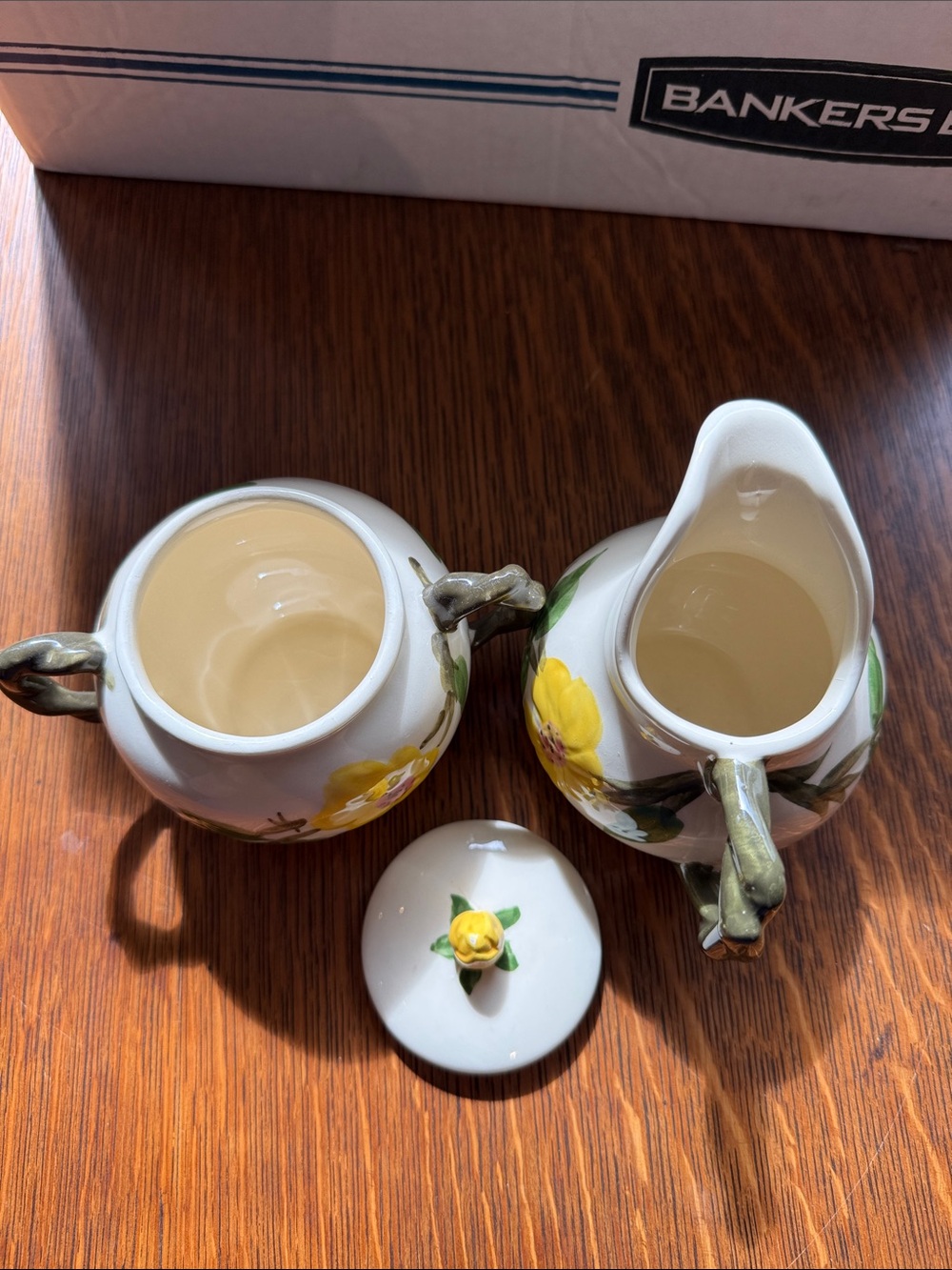 Franciscan Meadow, Rose creamer, and sugar bowl - Picture 6 of 6